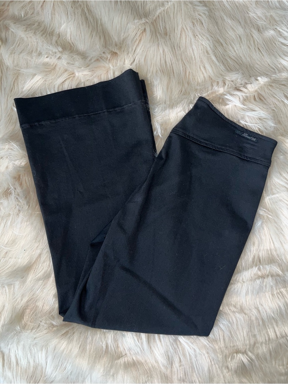 Level 99 Black Sailor Button Cropped Wide Leg Trousers Hi Rise | Classic Neutral - Picture 5 of 9